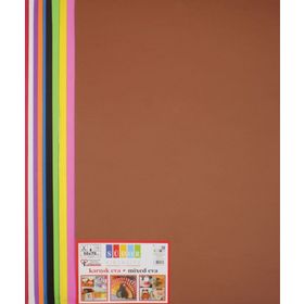 Südor Eva 10 Renk Karışık 50x70 cm Simli Kağıt