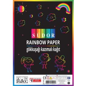 Südor Gökkuşağı Kazımalı Kağıt