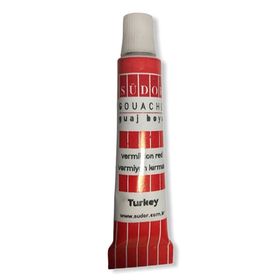 Südor Kırmızı Tüp 8,5 ml Guaj Boya
