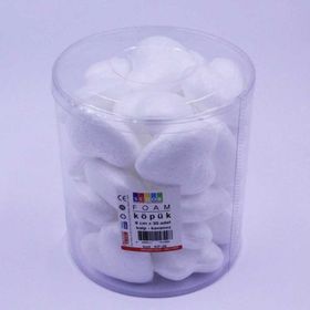 Südor Köpük Monalisa Kalp 6 cm 30 Adet Kavanoz