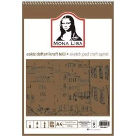 Südor Kraft A4 Telli 115 gr 50 Yaprak Eskiz Defteri