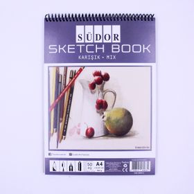 Südor Kraft Mix A4 Telli 100 gr 50 Yp Eskiz Defteri
