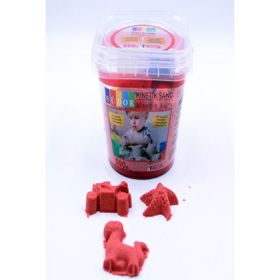 Südor KS02-3 Kovalı 500 gr Kırmızı Kinetik Kum