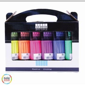 Südor MA075-X6-4 75 ml 6 Renk Neon Akrilik Boya