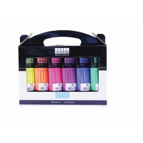 Südor MA075-X6-4 75 ml 6 Renk Neon Akrilik Boya