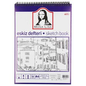 Südor MN13-4 A4 120 GR 50 Yaprak Spiralli Eskiz Defteri