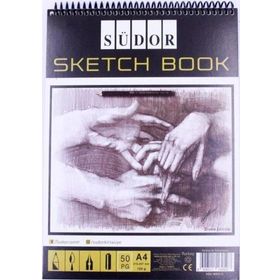 Südor MN21-4 100 gr A4 50 Yaprak Spiralli Eskiz Defteri