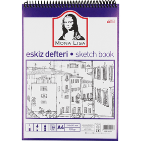 Südor Mona Lisa A4 50 Yaprak 120 gr Eskiz Defteri