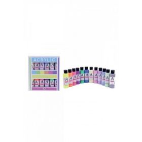 Südor Monalisa 70 ml 12 Adet Renk Chalk Neon Akrilik Boya Seti