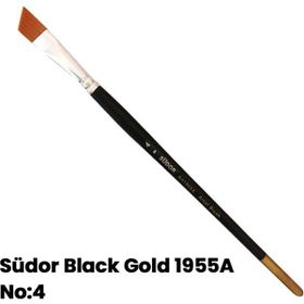 Südor No:4 Black Gold Yan Kesik Fırça