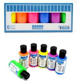 Südor SD116F Neon Fosforlu Set 6x40 ml Multi Akrilik Boya