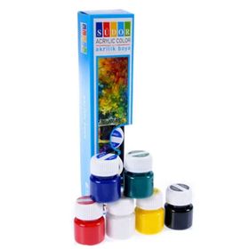 Südor SD121 15 ml 6 Renk Şişe Su Bazlı Akrilik Boya