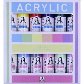 Südor SD150-X15 Monalisa 12x70 ml Chalk Normal Akrilik Boya Set
