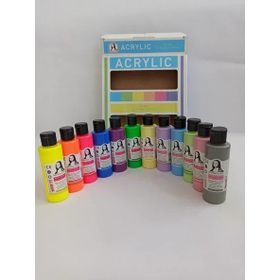 Südor SD150-X17 Monalisa 12x70 ML Chalk Neon Akrilik Boya Set