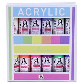 Südor SD150-X17 Monalisa 12x70 ML Chalk Neon Akrilik Boya Set