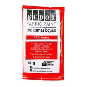 Südor Toz Kırmızı Kumaş Boyası