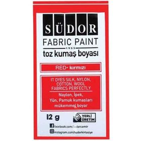 Südor Toz Kırmızı Kumaş Boyası
