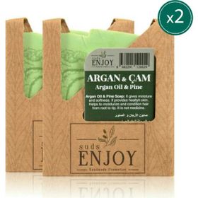 Suds Enjoy 2x100 gr Doğal El Yapımı Argan Çam Sabunu