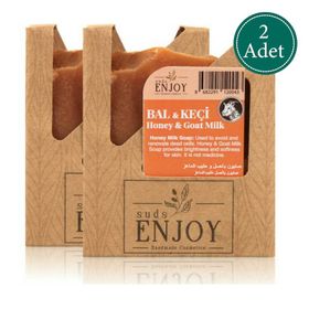 Suds Enjoy 2x100 gr Doğal El Yapımı Bal Keçi Sütü Sabunu