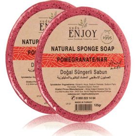 Suds Enjoy 2x125 gr Doğal El Yapımı Süngerli Nar Sabunu