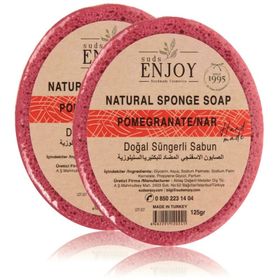 Suds Enjoy 2x125 gr Doğal El Yapımı Süngerli Nar Sabunu
