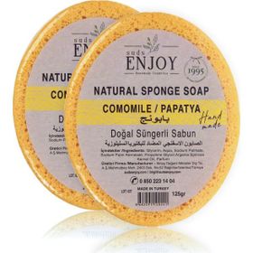 Suds Enjoy 2x125 gr Doğal El Yapımı Süngerli Papatya Sabunu