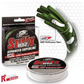 Sufix 832 Advanced 0.10 mm, 5.9 kg Çekme Kapasitesi 100 Metre Hayalet Misina