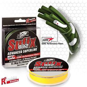 Sufix 832 Advanced Superline Ip Olta Hi Is Sarı 0.18 mm 12 Kg 120 m Misina