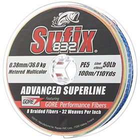 Sufix 832 Advanced Superline Multicolor 0.13 mm 8.2 kg 300 m İp Olta Misinası