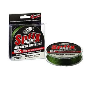 Sufix 832 Yeşil 0.20 mm 120 m 13.5 kg Çekme Kapasiteli Advanced Superline Braid Örgü Olta Misinası