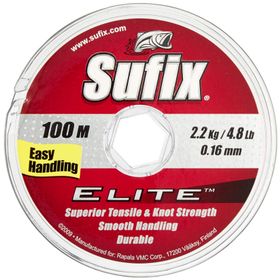 Sufix Elite Monofilament Low Vis Yeşil 0.16 mm 2.2 kg 100 m Olta Misinası