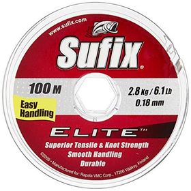 Sufix Elite Monofilament Low Vis Yeşil 0.18 mm 2.8 Kg 100 m Olta Misinası