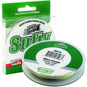 Sufix Feeder Braid Ip Olive Yeşil 0.06 mm 2.7 kg 100 m Olta Misinası