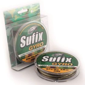 Sufix Gyro Braid Örgü 0.50 mm 41.3 kg Çekme 250 m Kamuflaj Olta İpi Misinası