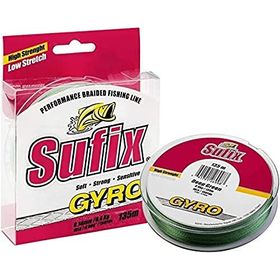 Sufix Gyro Braid Örgü 0.50 mm 41.3 kg Çekme Kapasitesi 135 m Koyu Yeşil Olta İpi Misinası