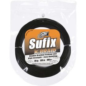 Sufix K Braid 44 Lb 100 m 19 kg 2X Siyah İp Misina