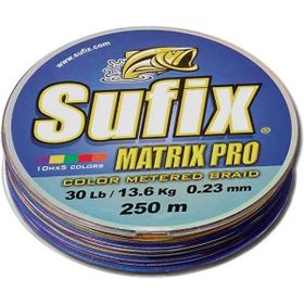 Sufix Matrix Pro Ip Multicolor 0.60 mm 90 kg 1000 m Olta Misinası
