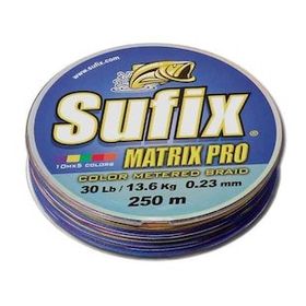 Sufix Matrix Pro Multicolor 0.50 mm 67.5 kg 1000 m İp Olta Misinası