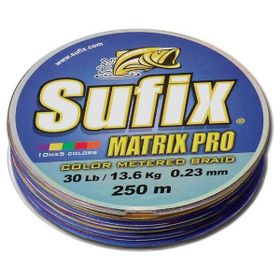 Sufix Multıcolor 0.35 mm - 100 mt - 36 kg Matrix Pro İp Misina