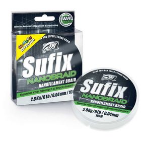 Sufix Nano Braid Aqua Camo 0.10 mm 5 kg 100 m İp Olta Misinası