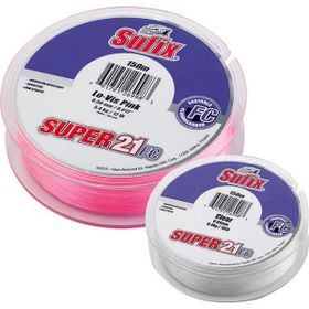 Sufix Super 21 Fluorocarbon 0.30 mm 7.5 kg 300 m Pembe Olta Misinası