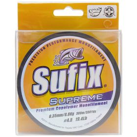 Sufix Supreme Monofilament 0.30 mm 6.6 kg 300 m Olta Misina