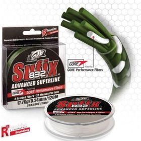 Sufix Yeşil 832 Advanced Superline Braid 0.42 mm 39 kg 100 Metre Olta Misina