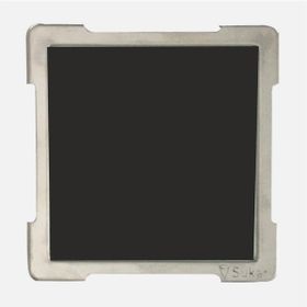 Sukar 10x10 cm Siyah Cam Izgaralı Duş Kanalı