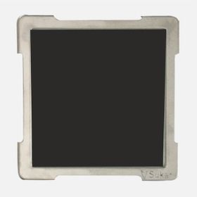 Sukar 10x10 cm Siyah Cam Izgaralı Duş Kanalı