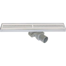 Sukar 1154-1006050-01 Line 4E 60 cm Cube Izgaralı Krom Duş Kanalı