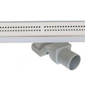 Sukar 1154-1006050-01 Line 4E 60 cm Cube Izgaralı Krom Duş Kanalı