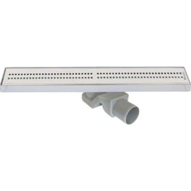 Sukar 1154-1006050-01 Line 4E 60 cm Cube Izgaralı Krom Duş Kanalı