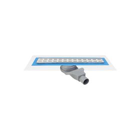 Sukar 1154-1035023-01 Line 2 50 cm Plain Izgaralı Krom Duş Kanalı