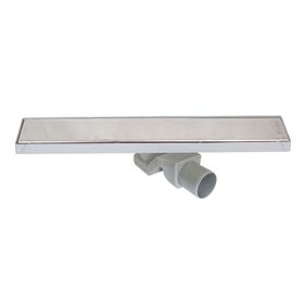 Sukar 1154-1036050-01 Line 4E 60 cm Plain Izgaralı Krom Duş Kanalı